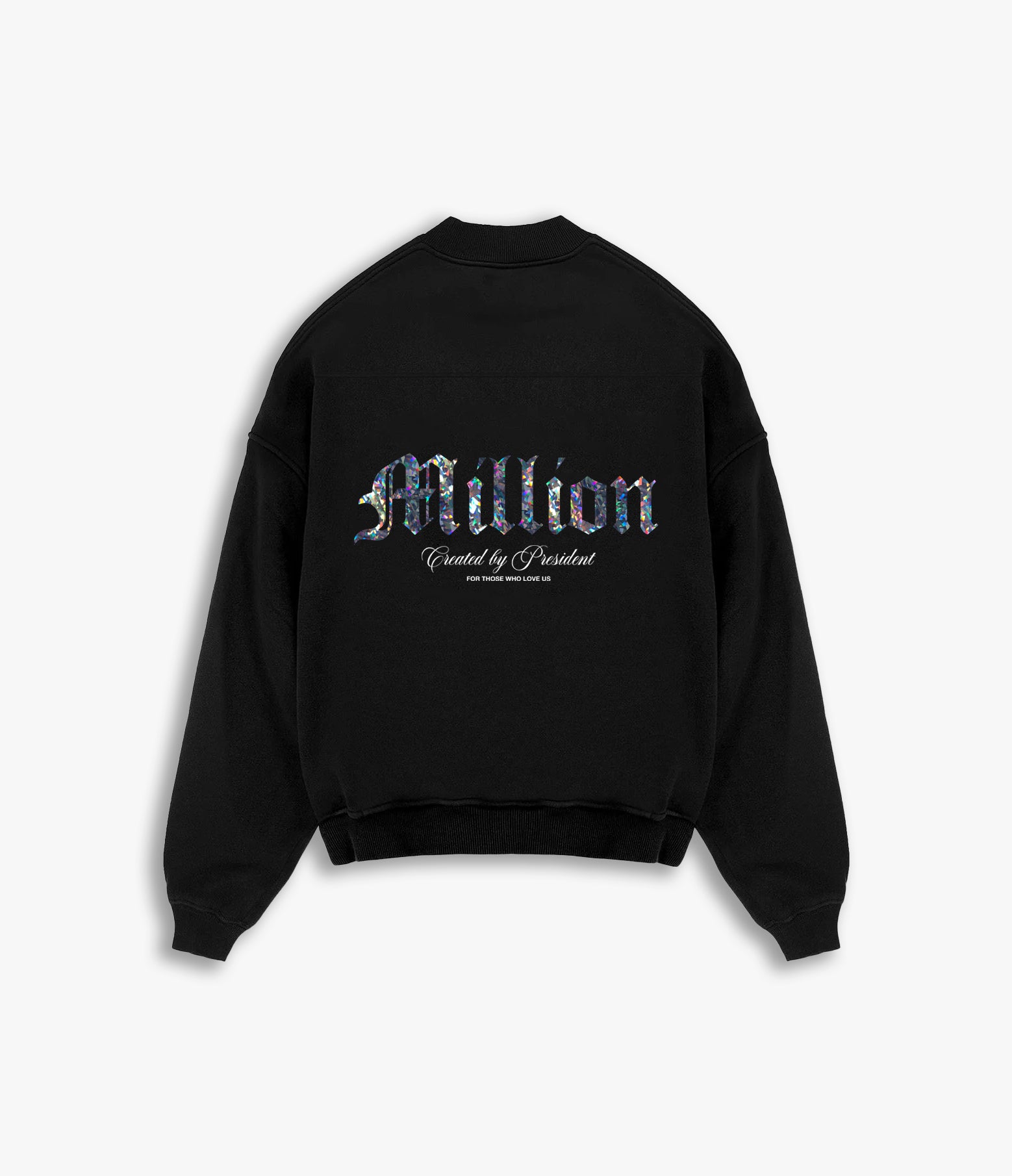 Sweatshirt Crystal President Preta
