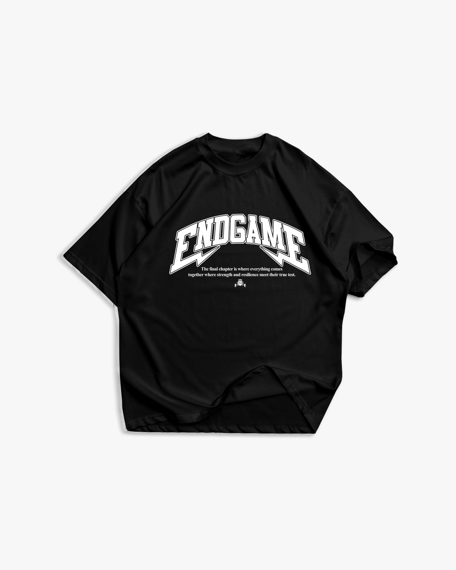T-shirt Endgame Preta