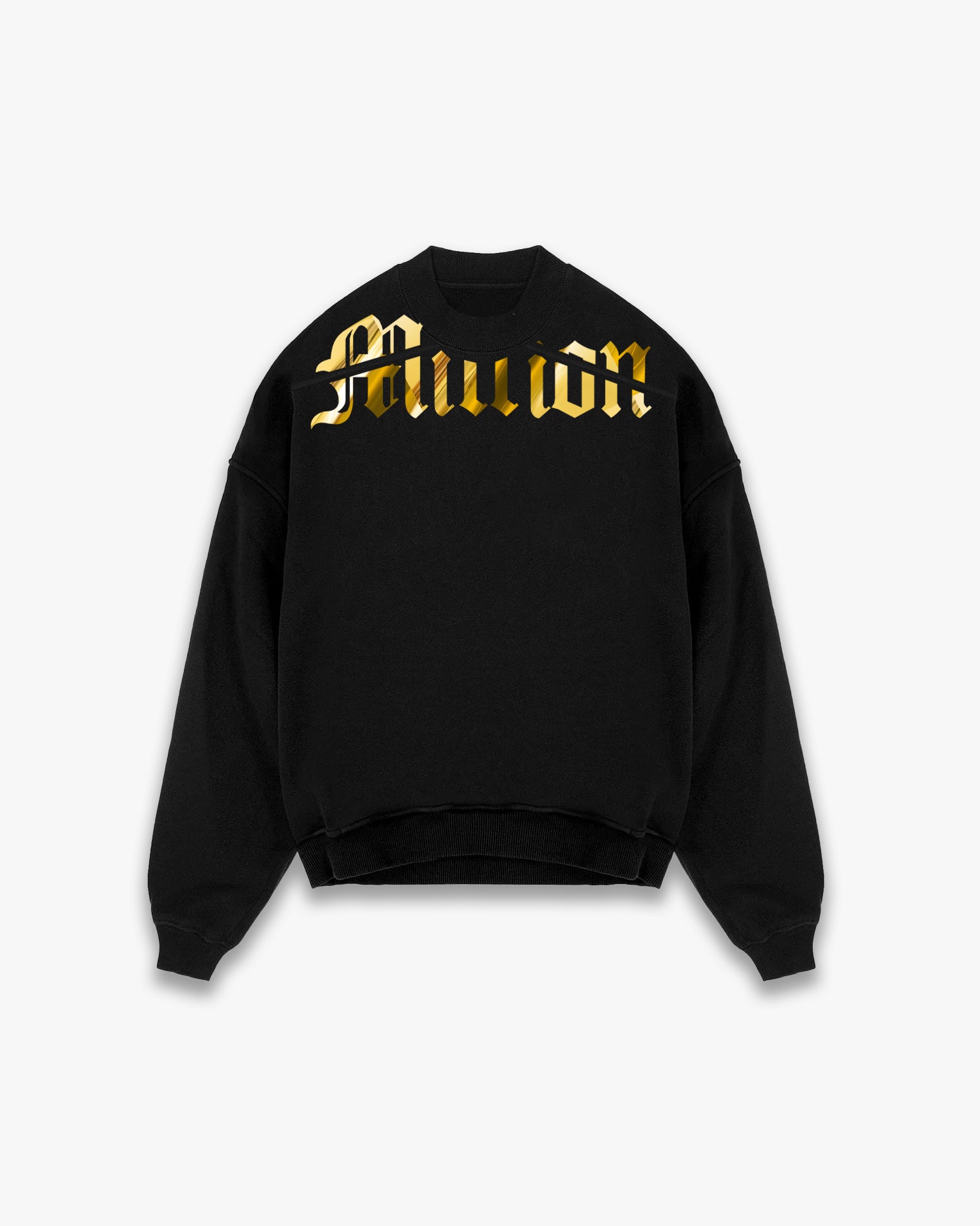 Sweatshirt Gold Cortar Preta