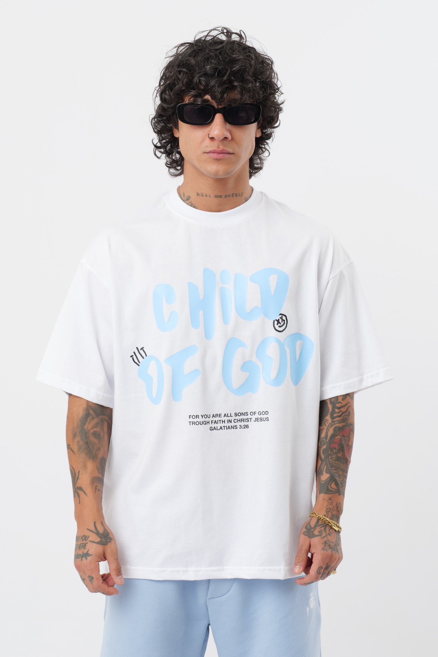 T-shirt Child of God Branca