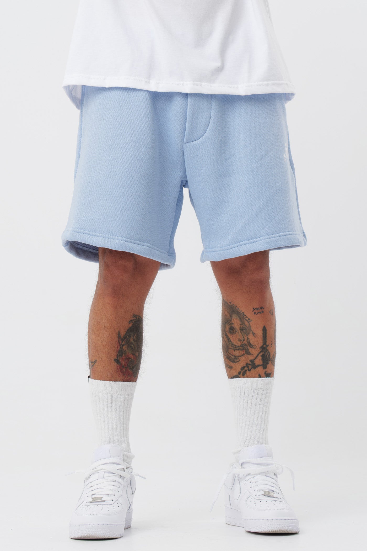 Calções Drip Azul Claro