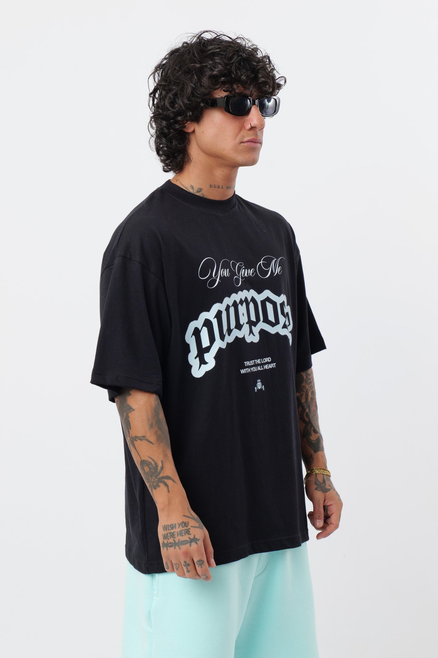 T-Shirt Purpose Preta
