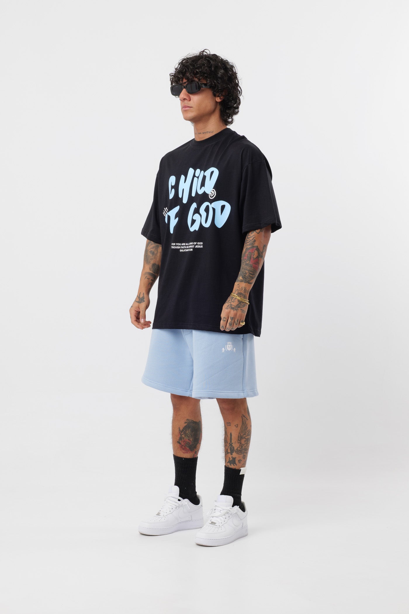 T-shirt Child of God Preta