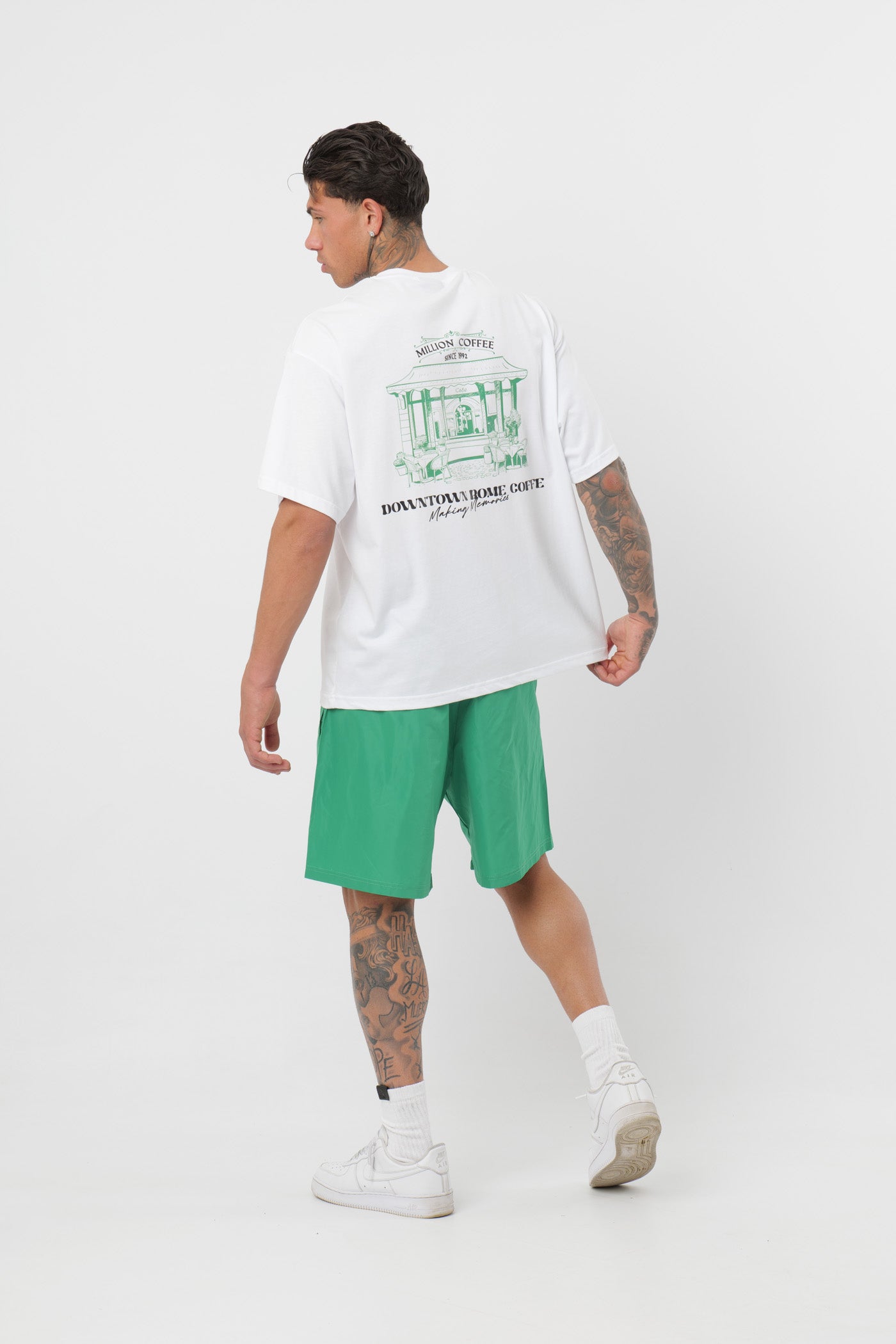 T-shirt CoffeeRome Branca