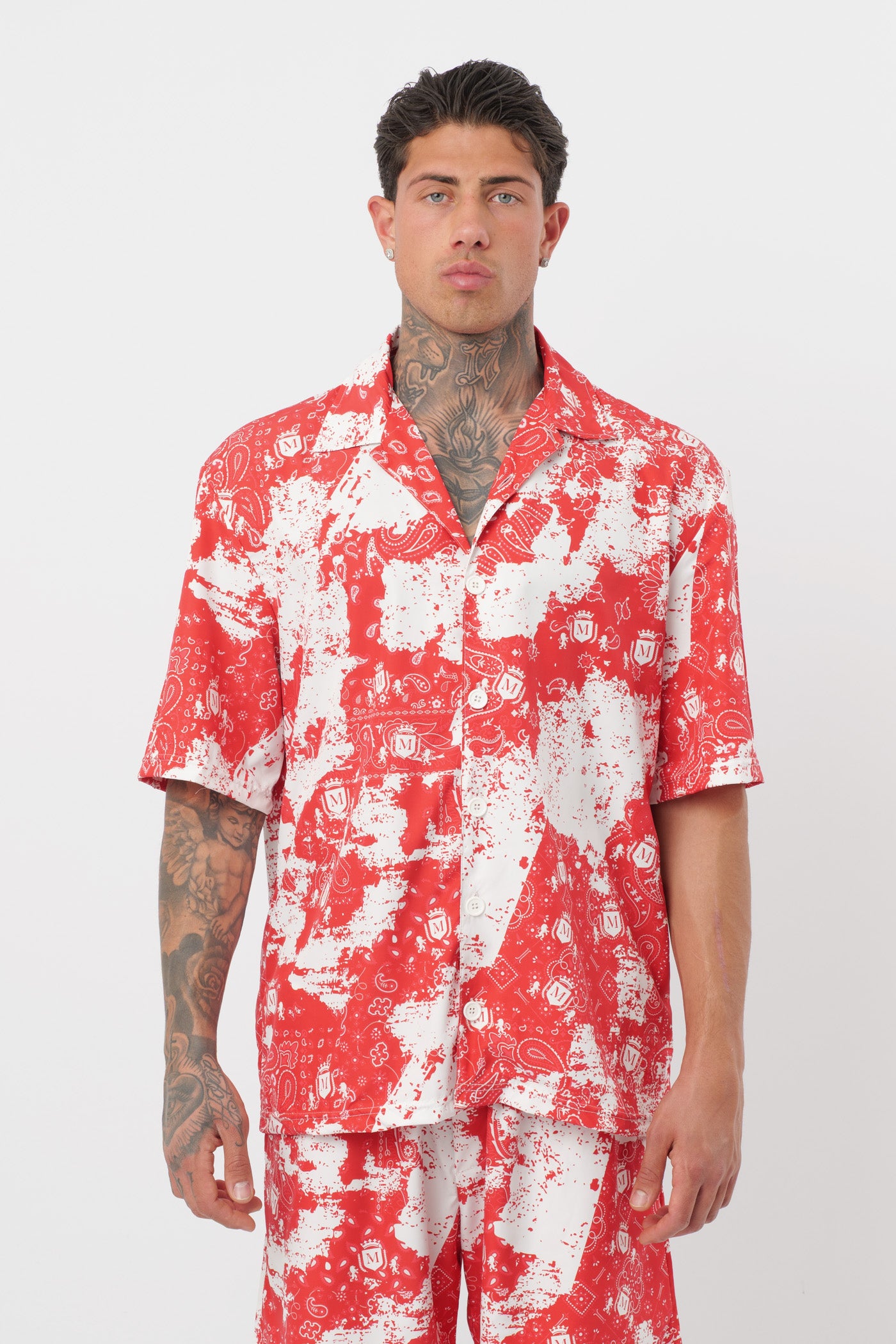 Coordenado Paisley Vermelho