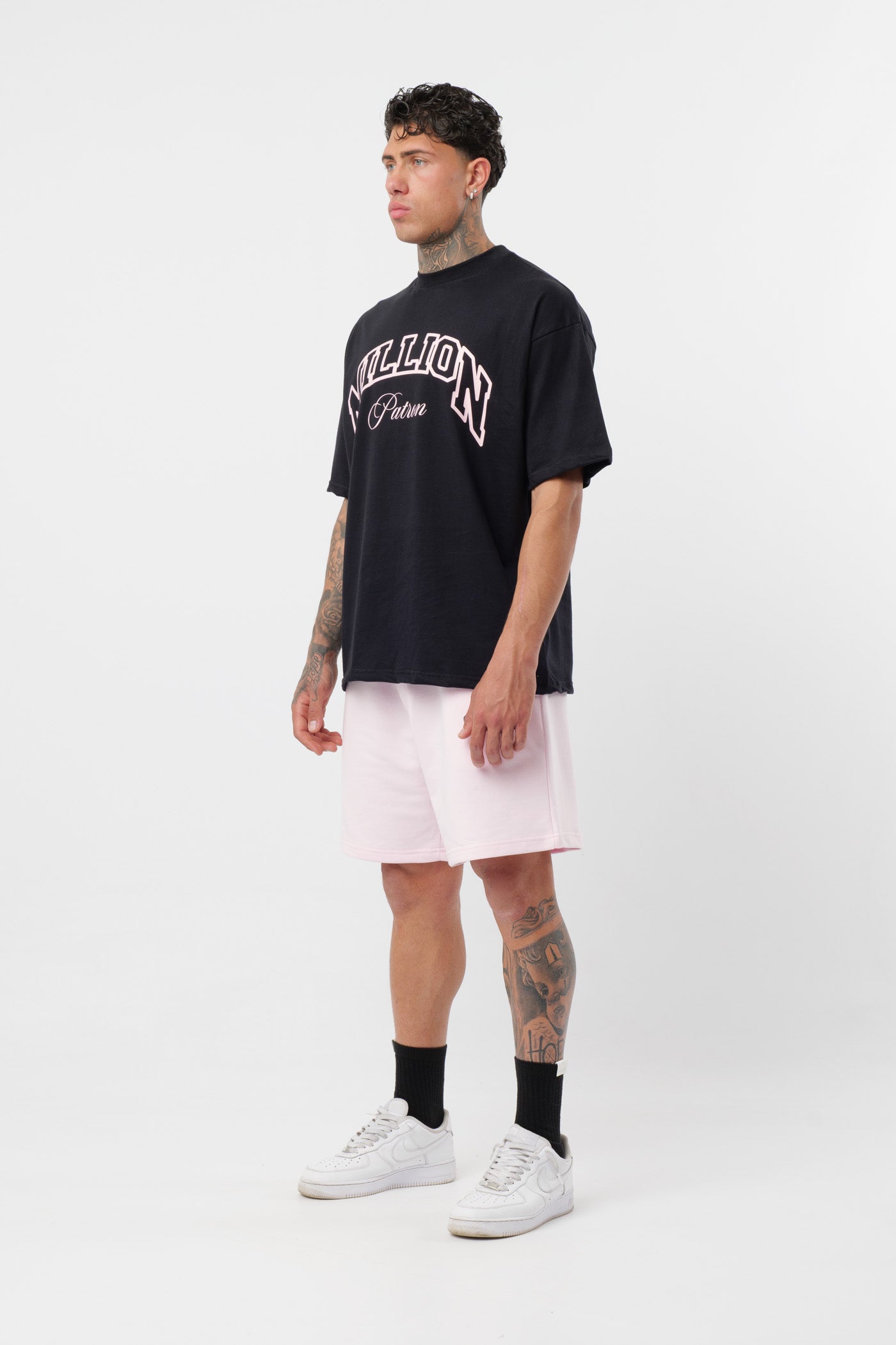T-shirt Patron Preta Rosa