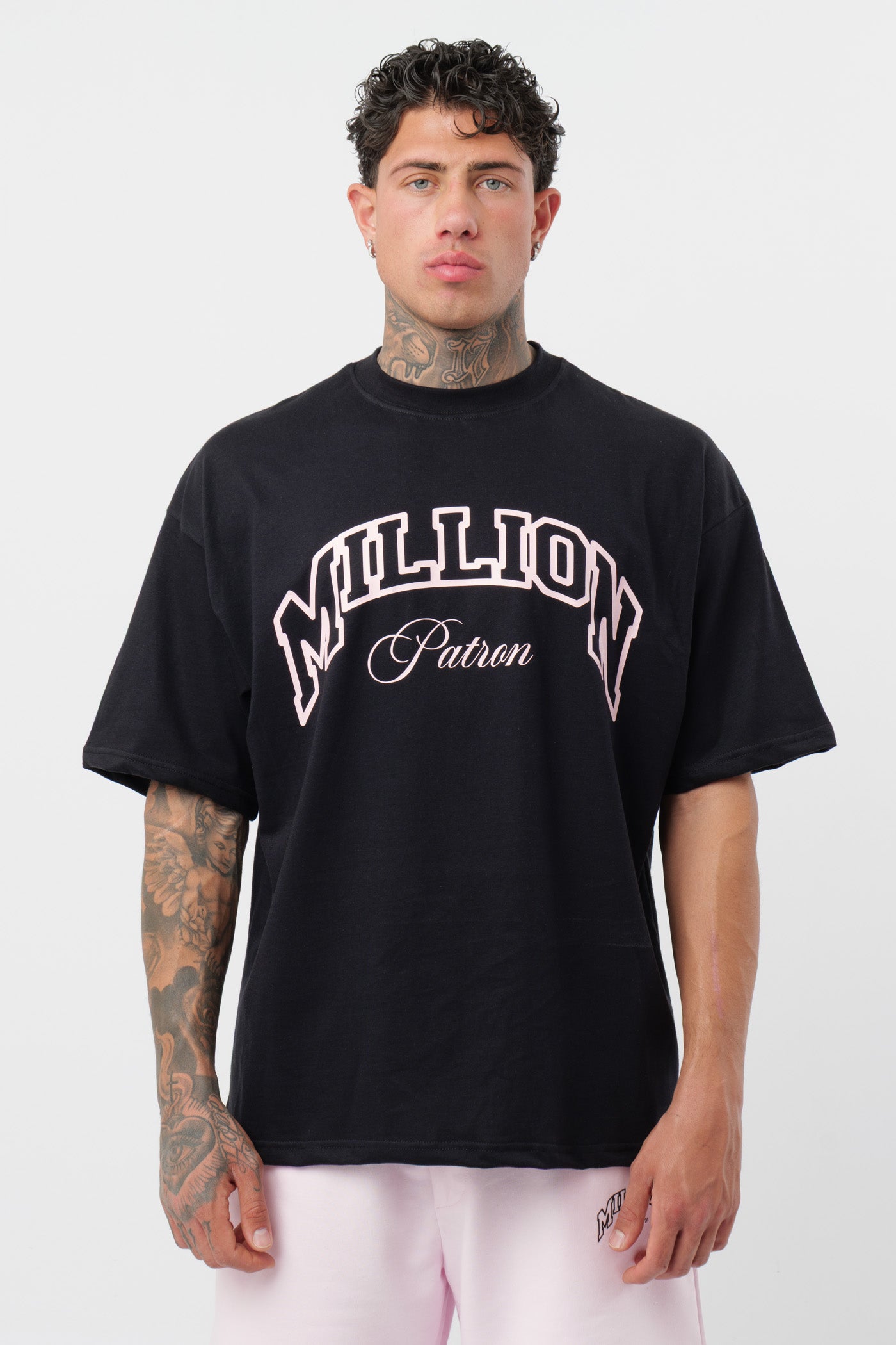 T-shirt Patron Preta Rosa