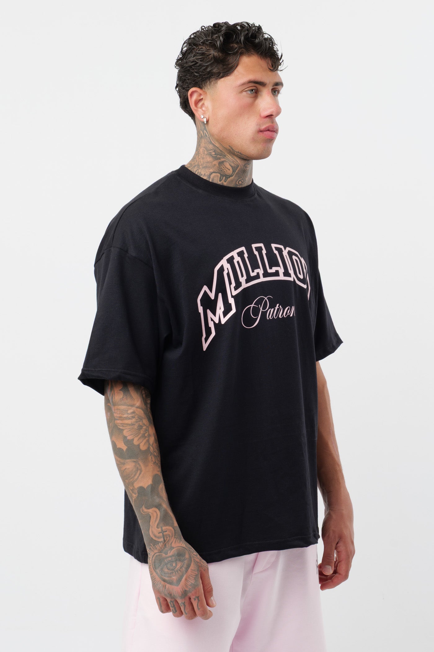 T-shirt Patron Preta Rosa
