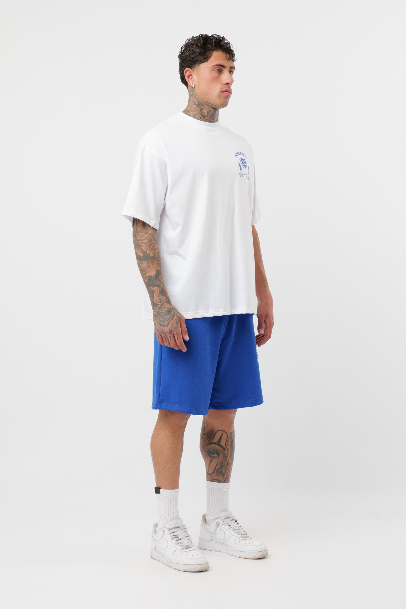 T-shirt Monarch Branca Royal