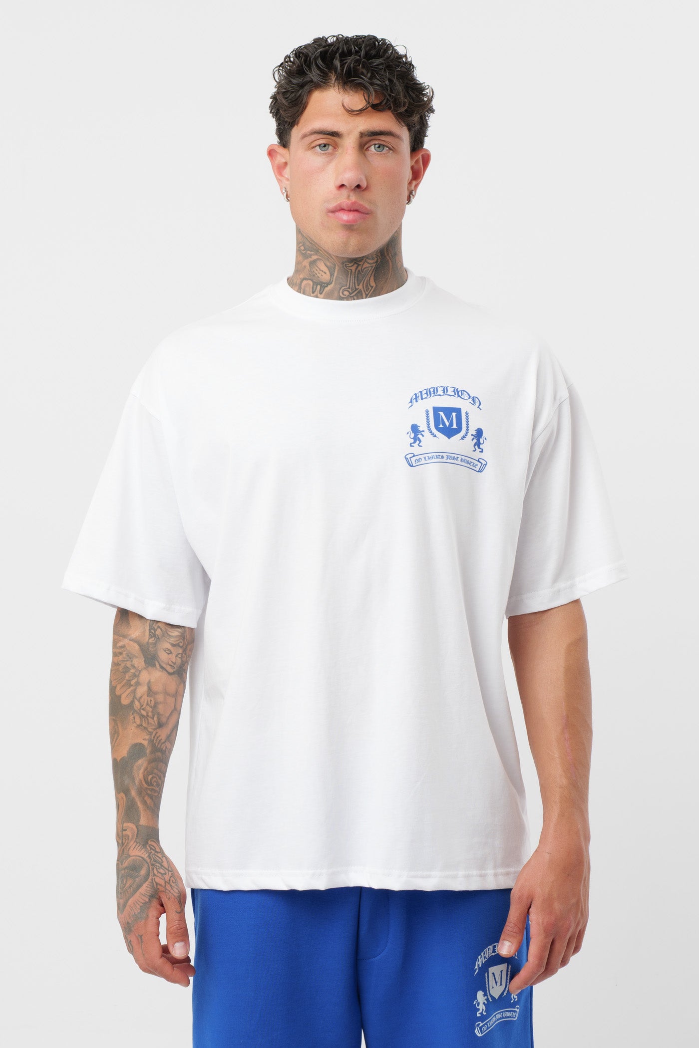 T-shirt Monarch Branca Royal