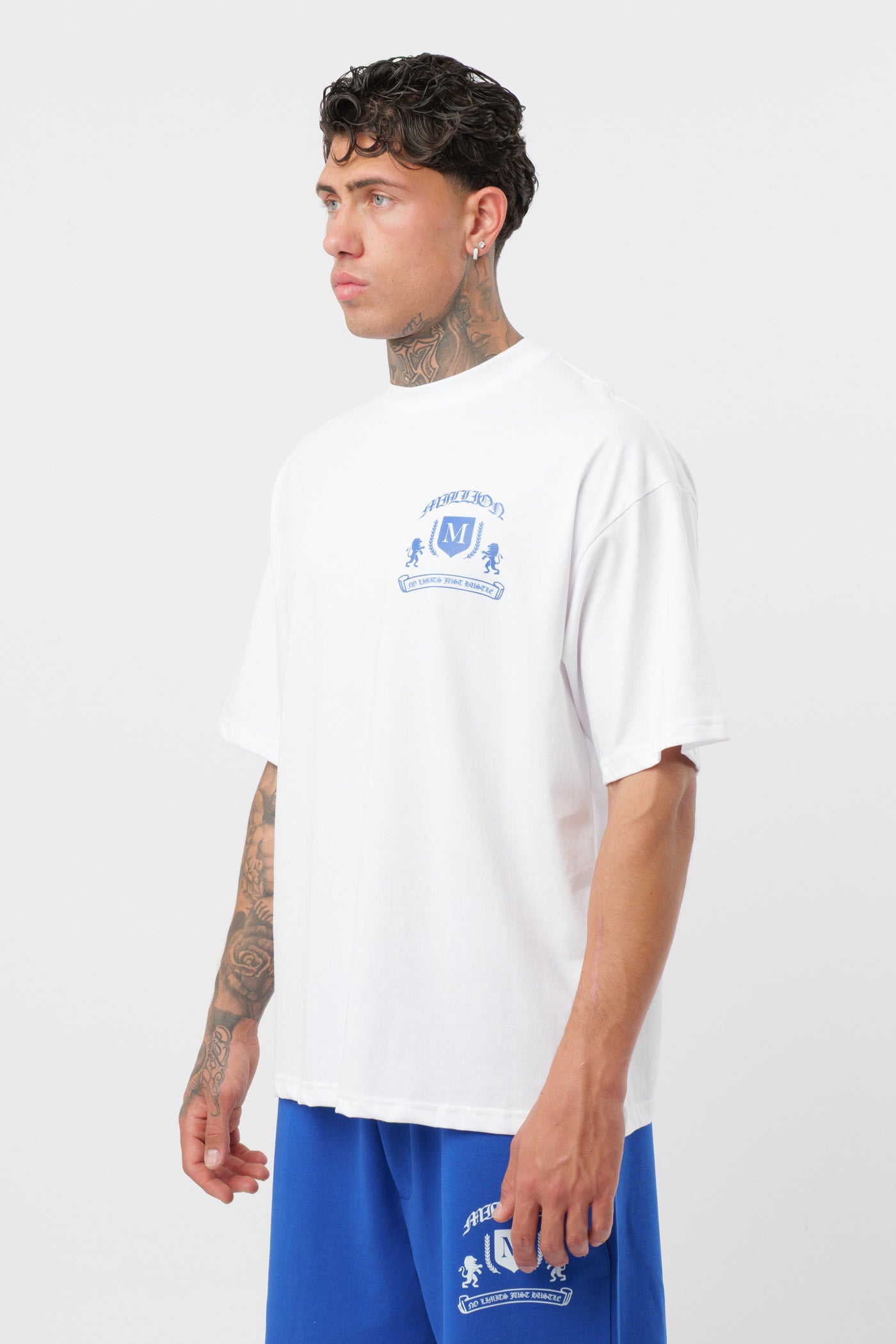 T-shirt Monarch Branca Royal