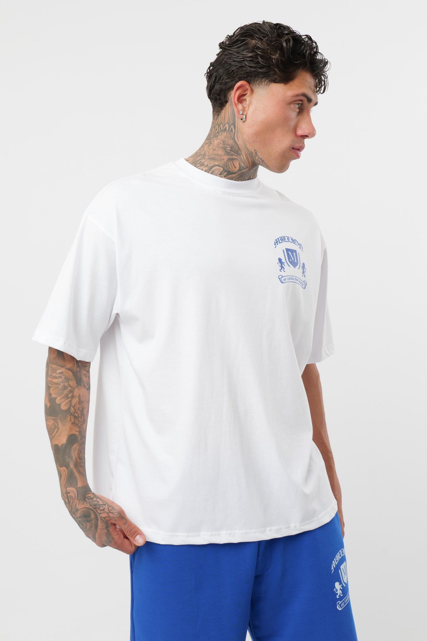 T-shirt Monarch Branca Royal