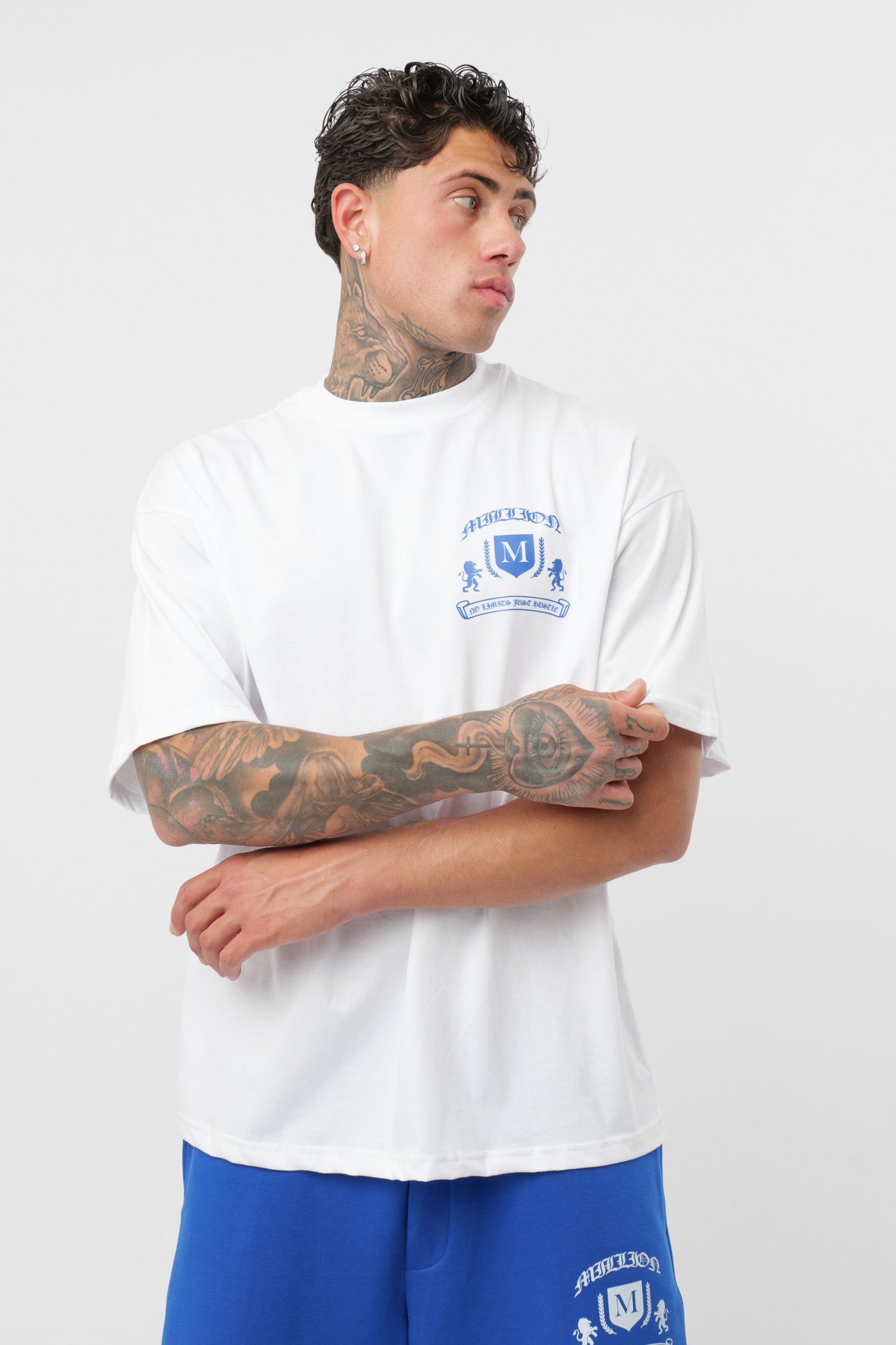 T-shirt Monarch Branca Royal