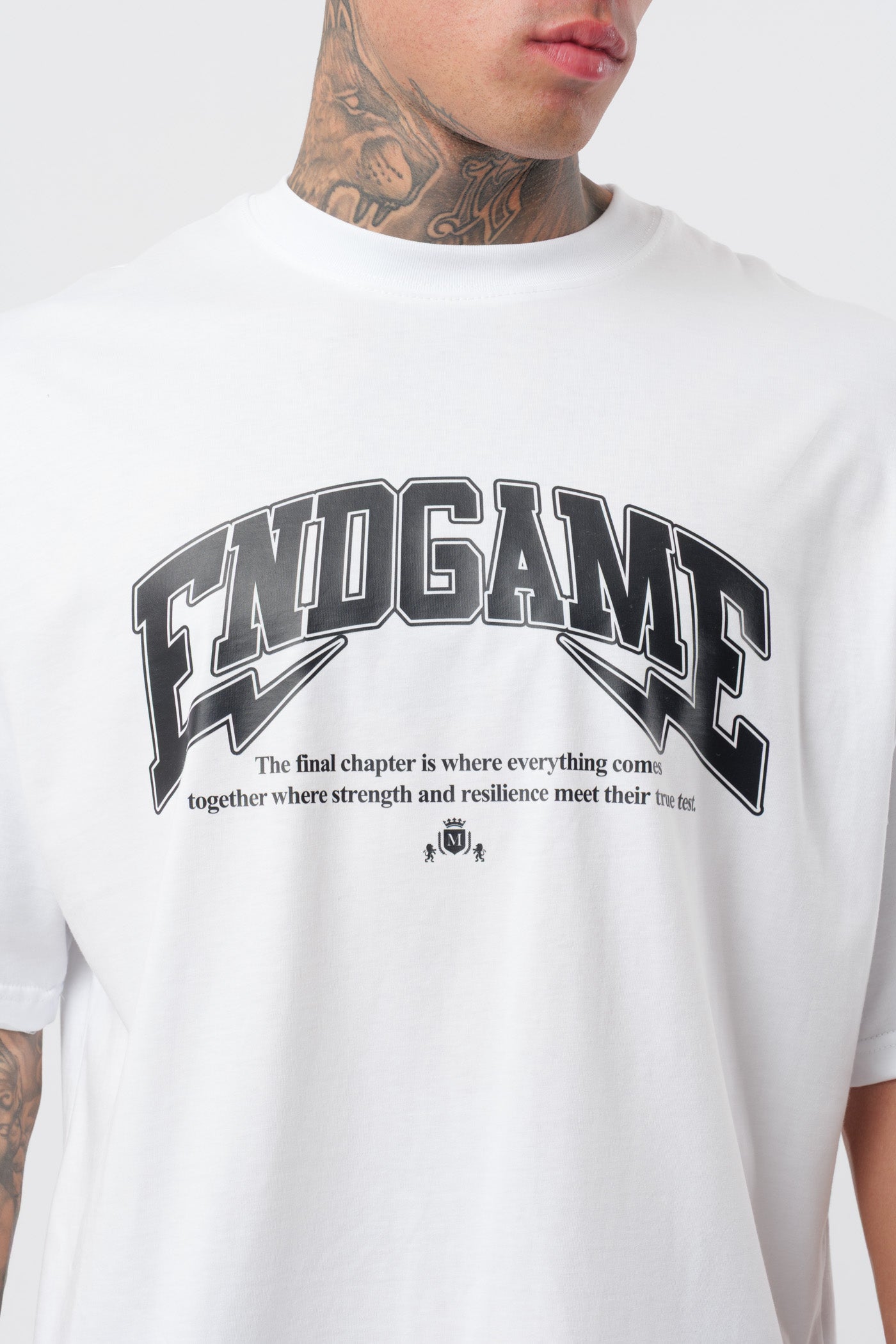 T-Shirt Endgame Branca