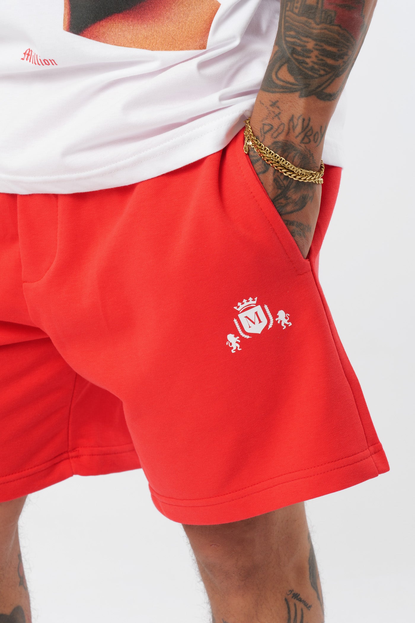 Calções Drip Vermelho
