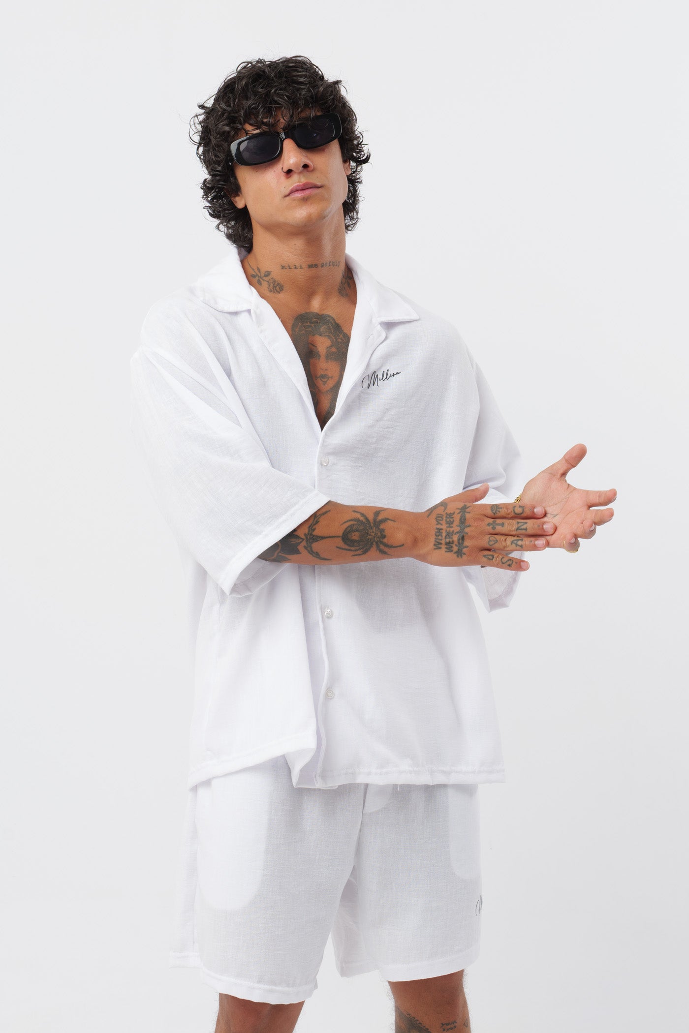 Conjunto de Linho Branco