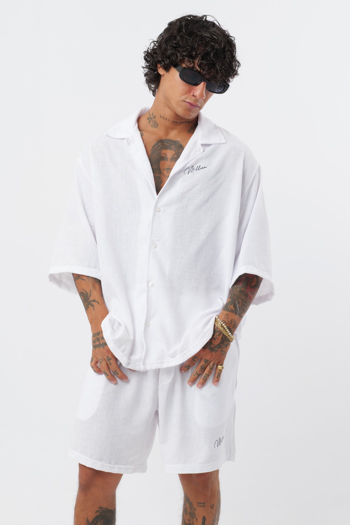 Conjunto de Linho Branco