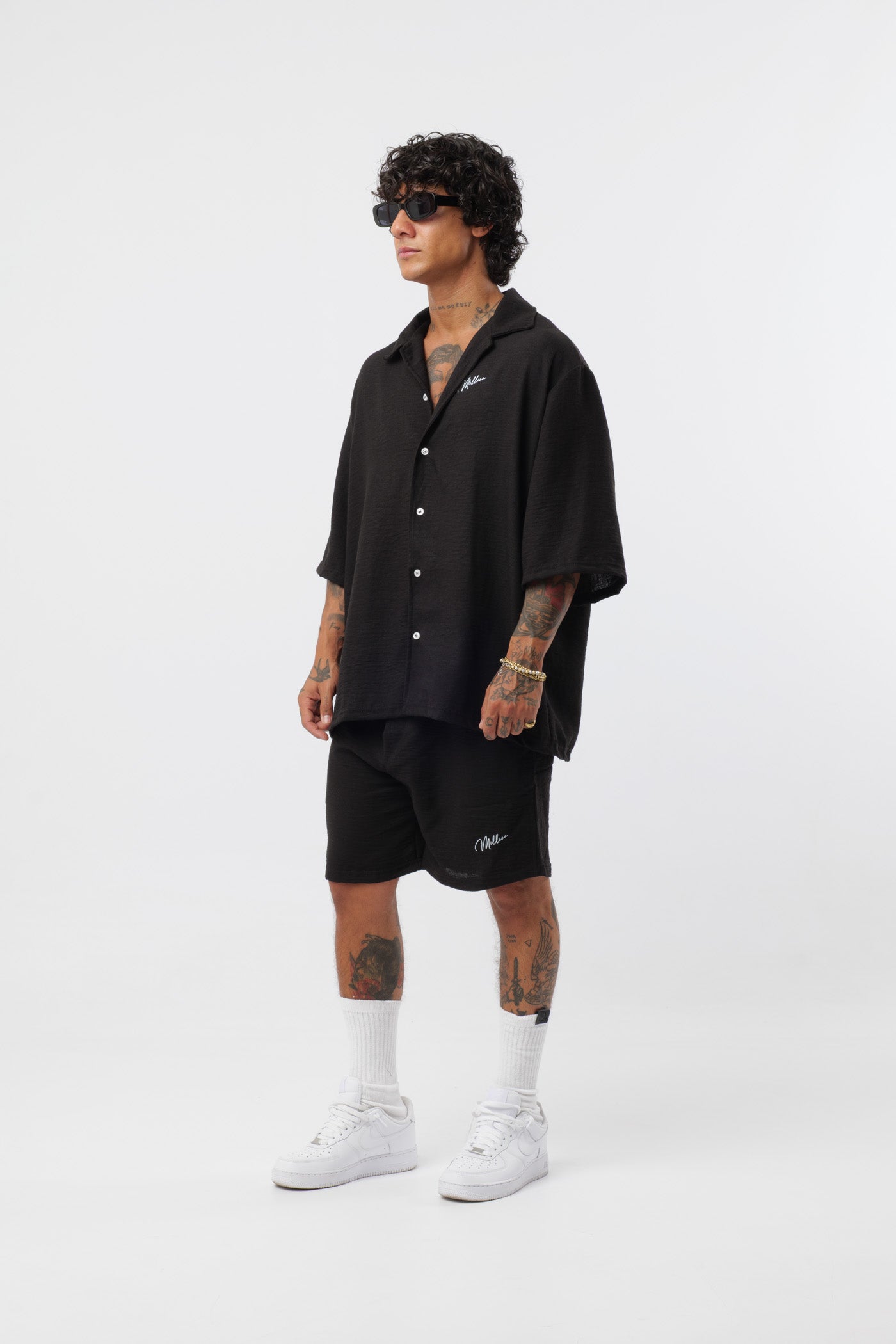 Conjunto de Linho Preto