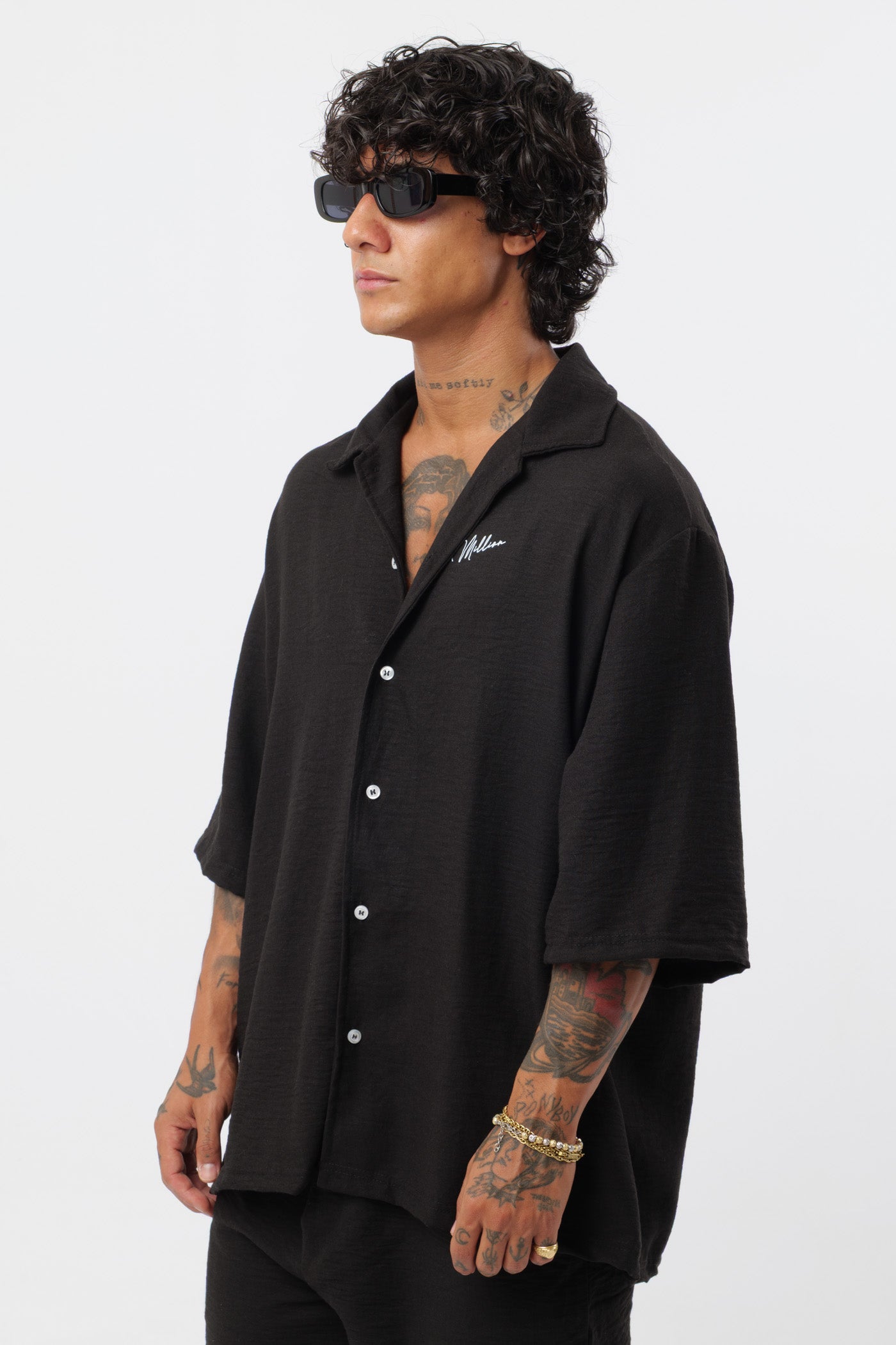 Conjunto de Linho Preto