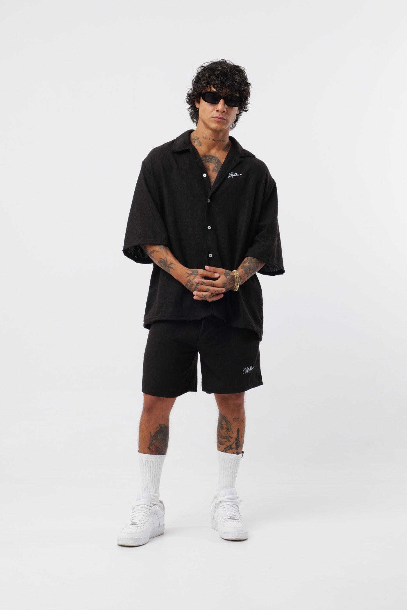Conjunto de Linho Preto