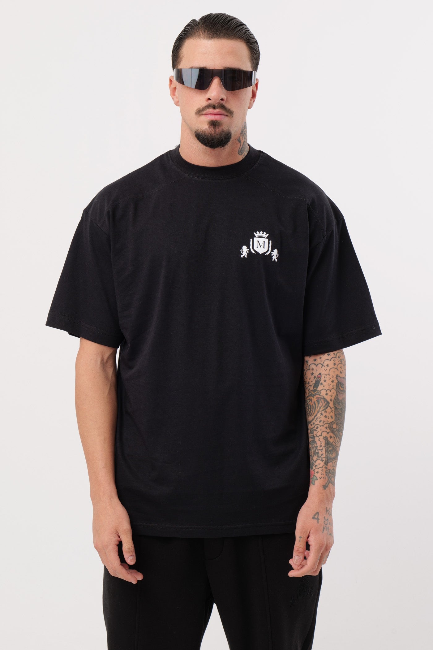T-Shirt com Logótipo Preta