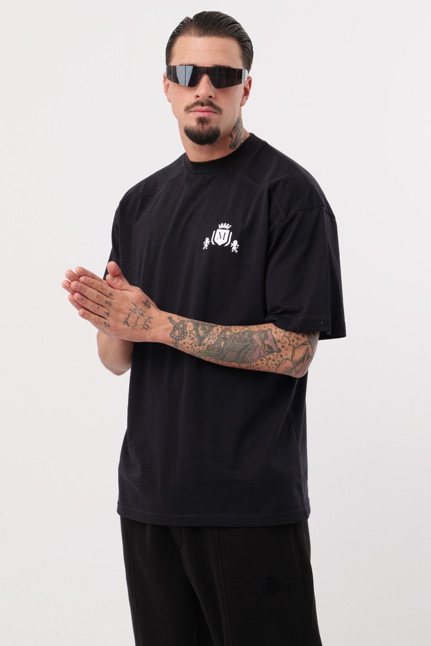 T-Shirt com Logótipo Preta