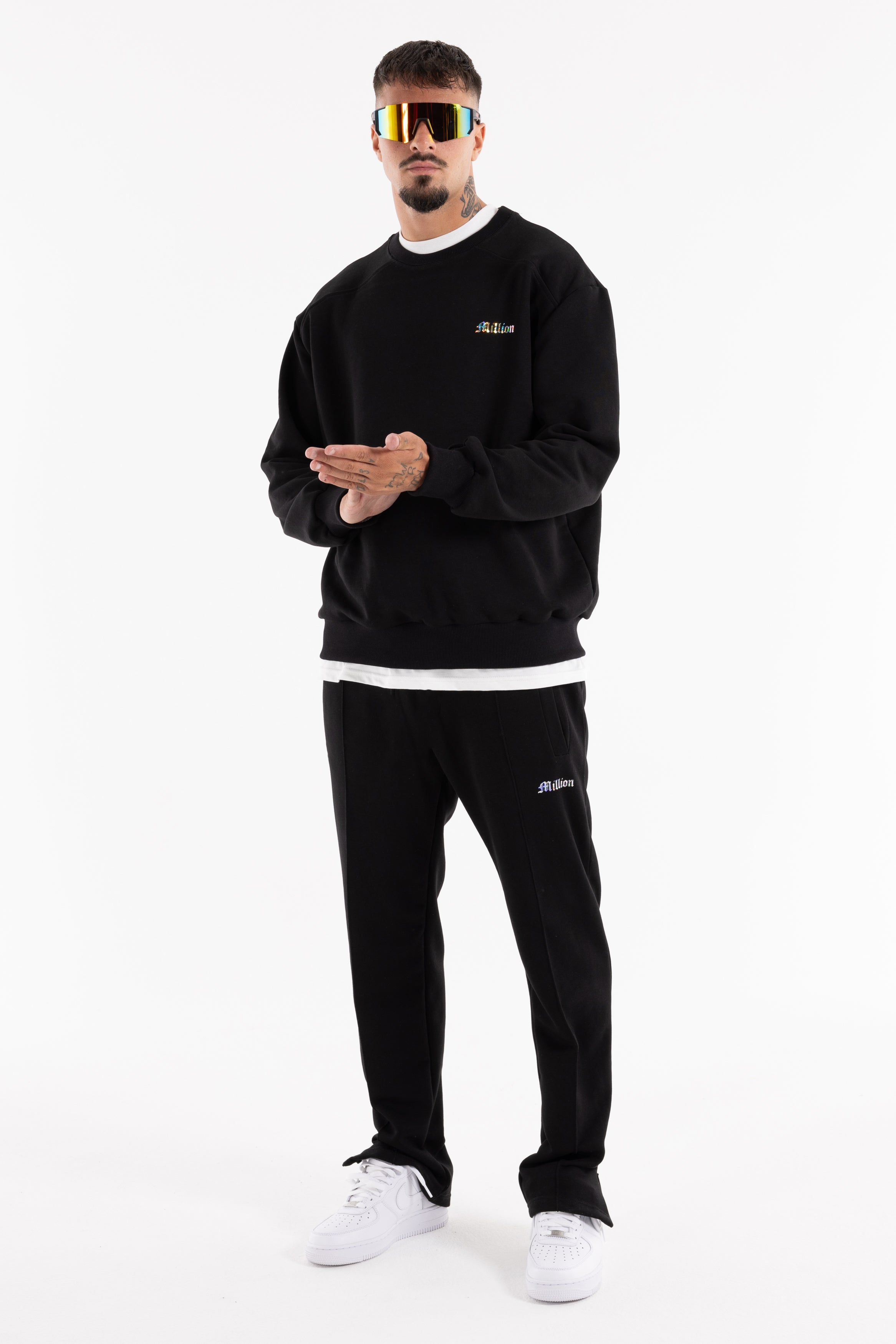 Sweatshirt Crystal President Preta