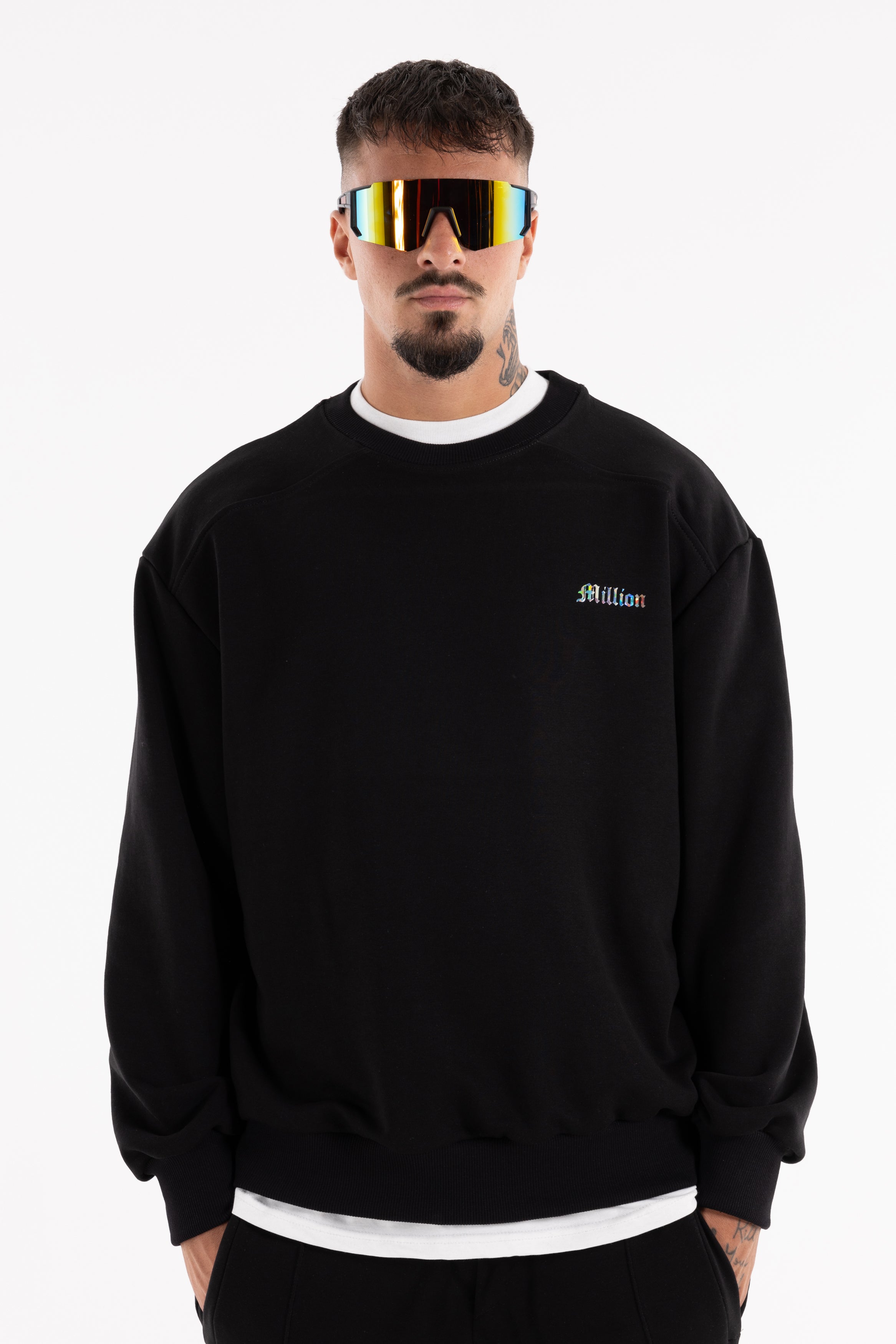 Sweatshirt Crystal President Preta