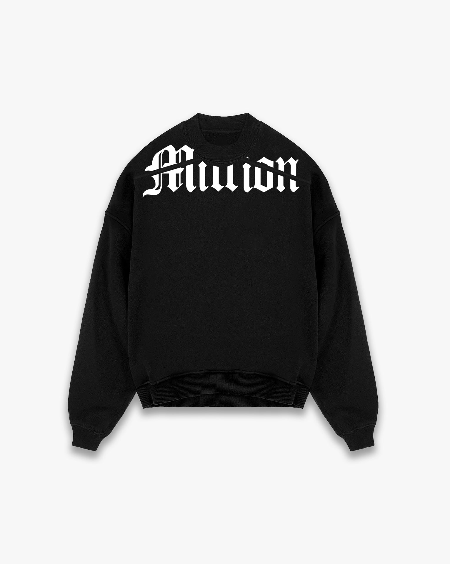 Sweatshirt White Cortar Preta