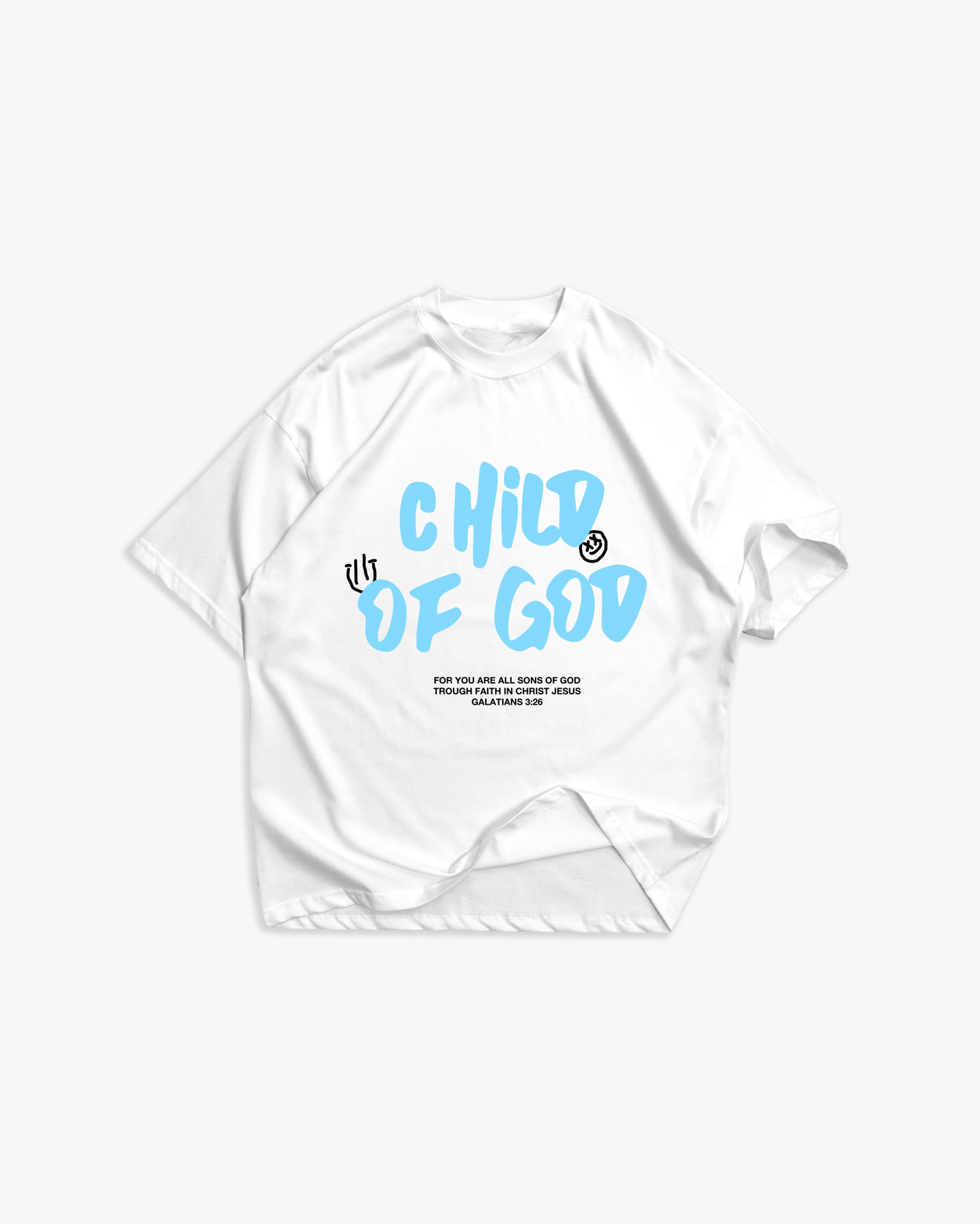 T-shirt Child of God Branca