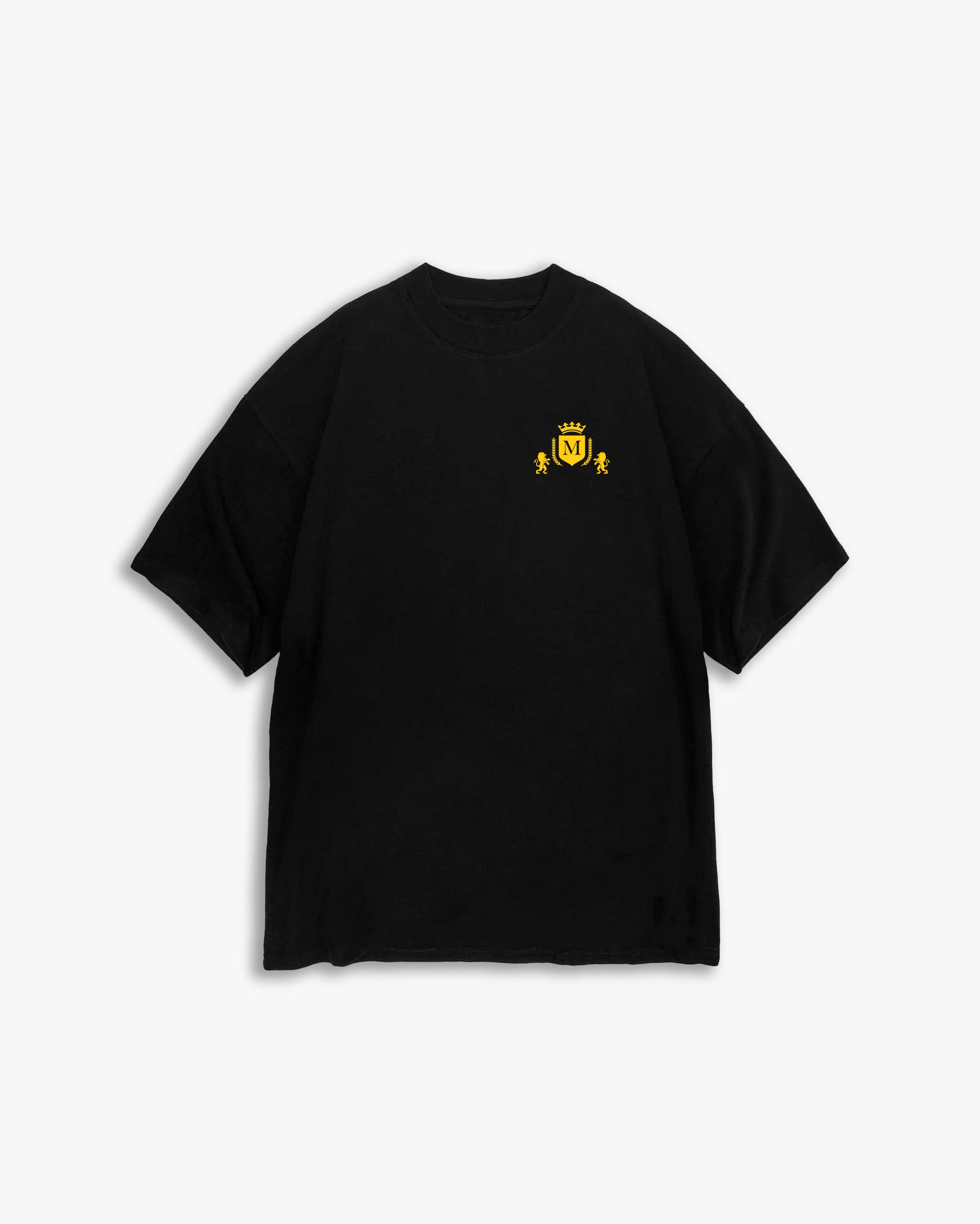 T-shirt Logo Preta Amarela