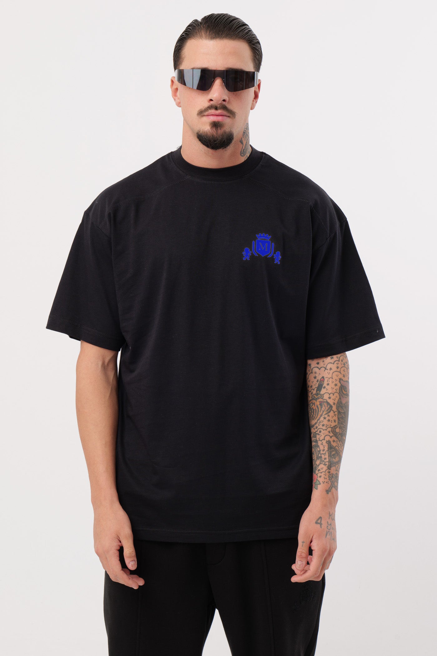 T-shirt Logo Preta Royal