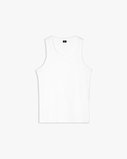 Camisola de Alças em Canelado Branca