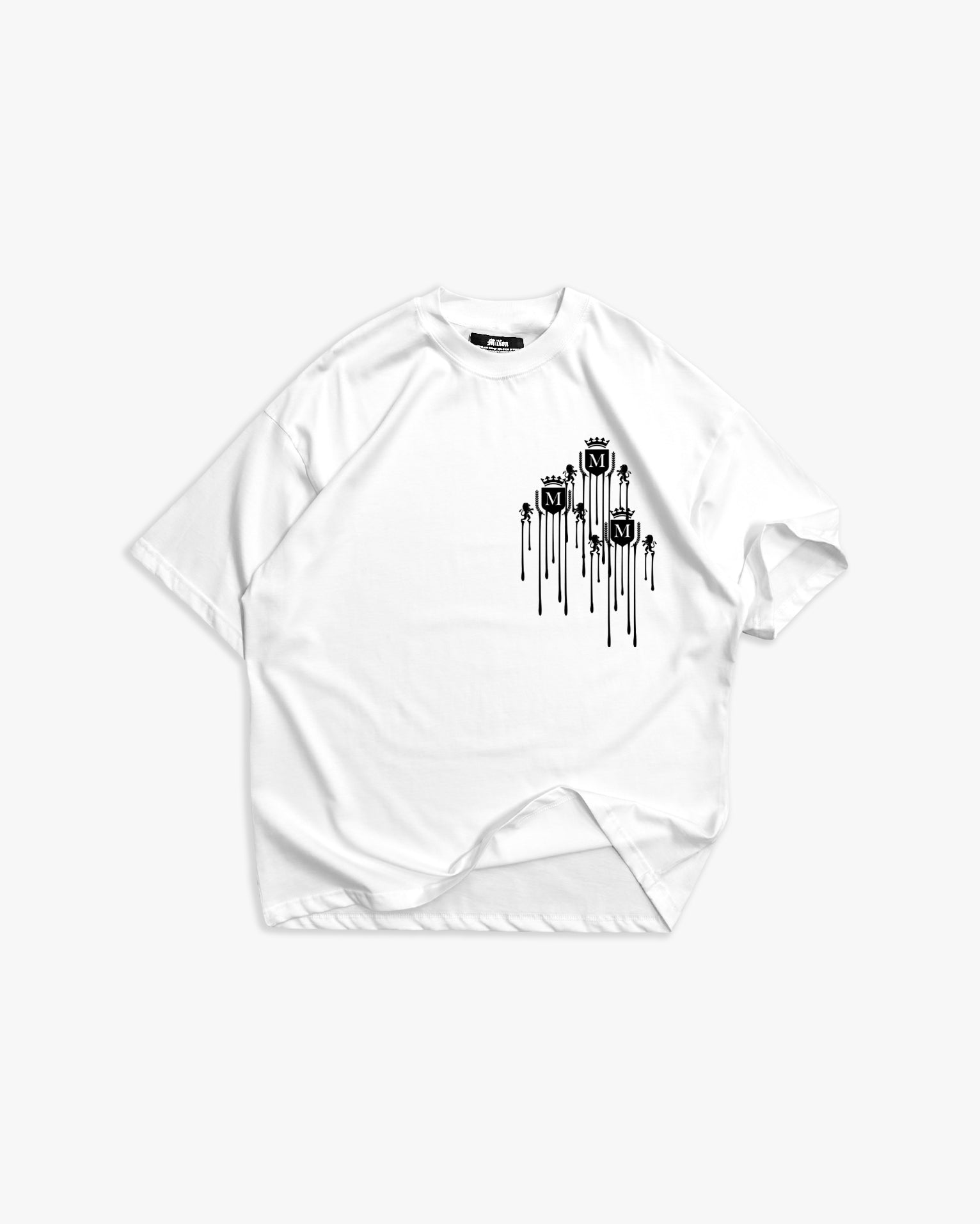 T-Shirt Logo Derretido Branca