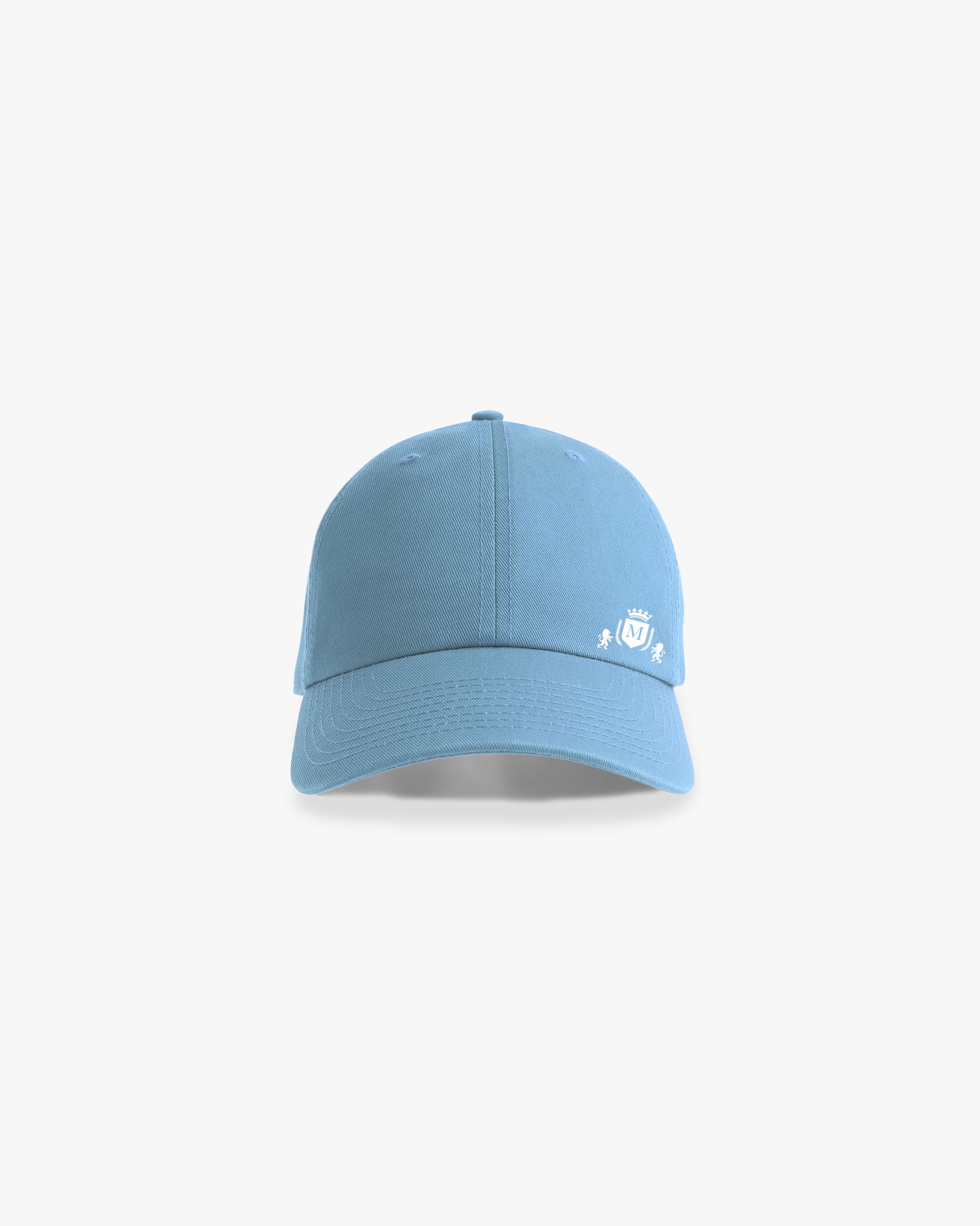 Chapéu Azul Claro com Mini-Logo Branco