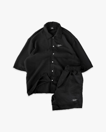 Conjunto de Linho Preto