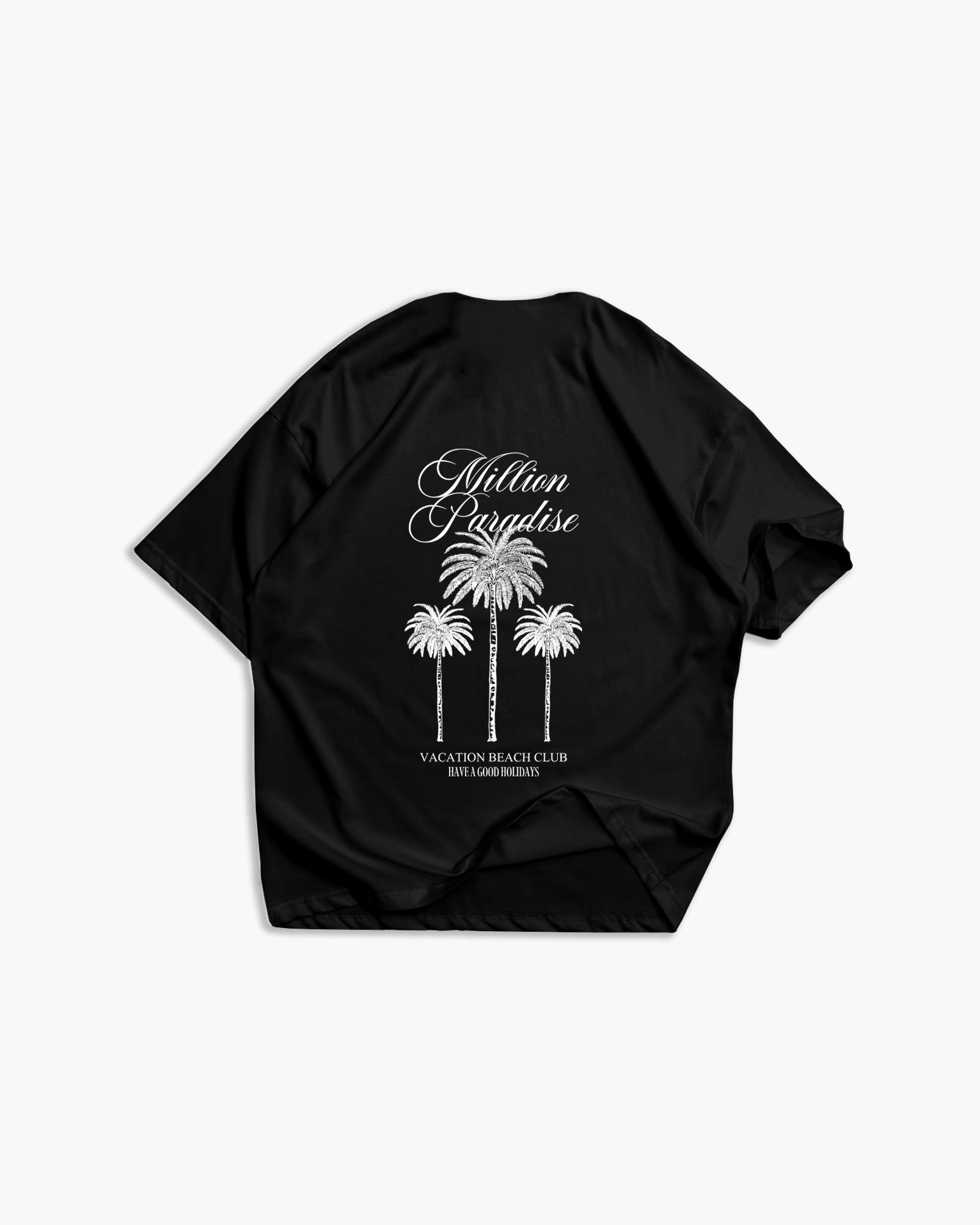 T-shirt Beach Club Preta