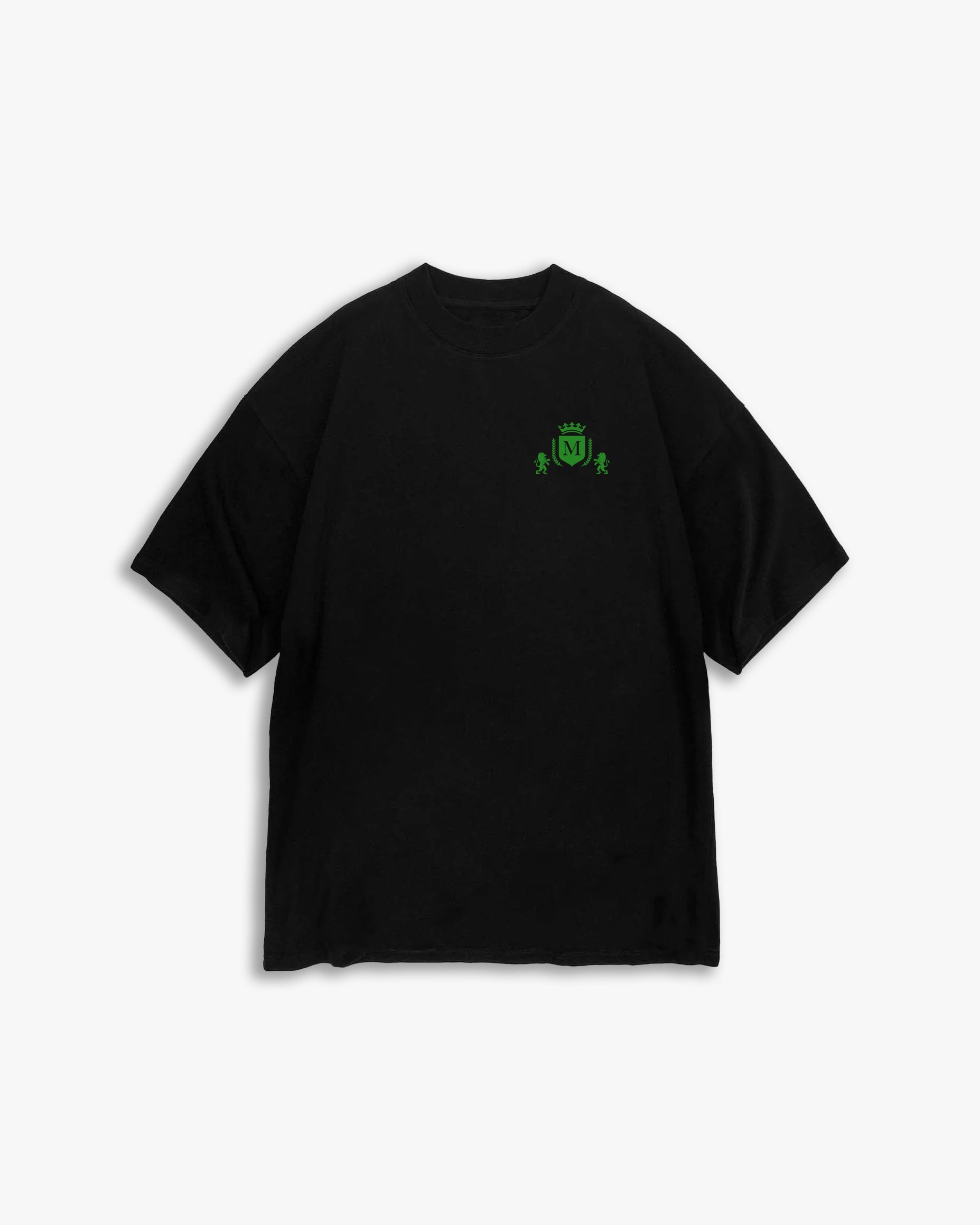T-shirt Logo Preta Verde