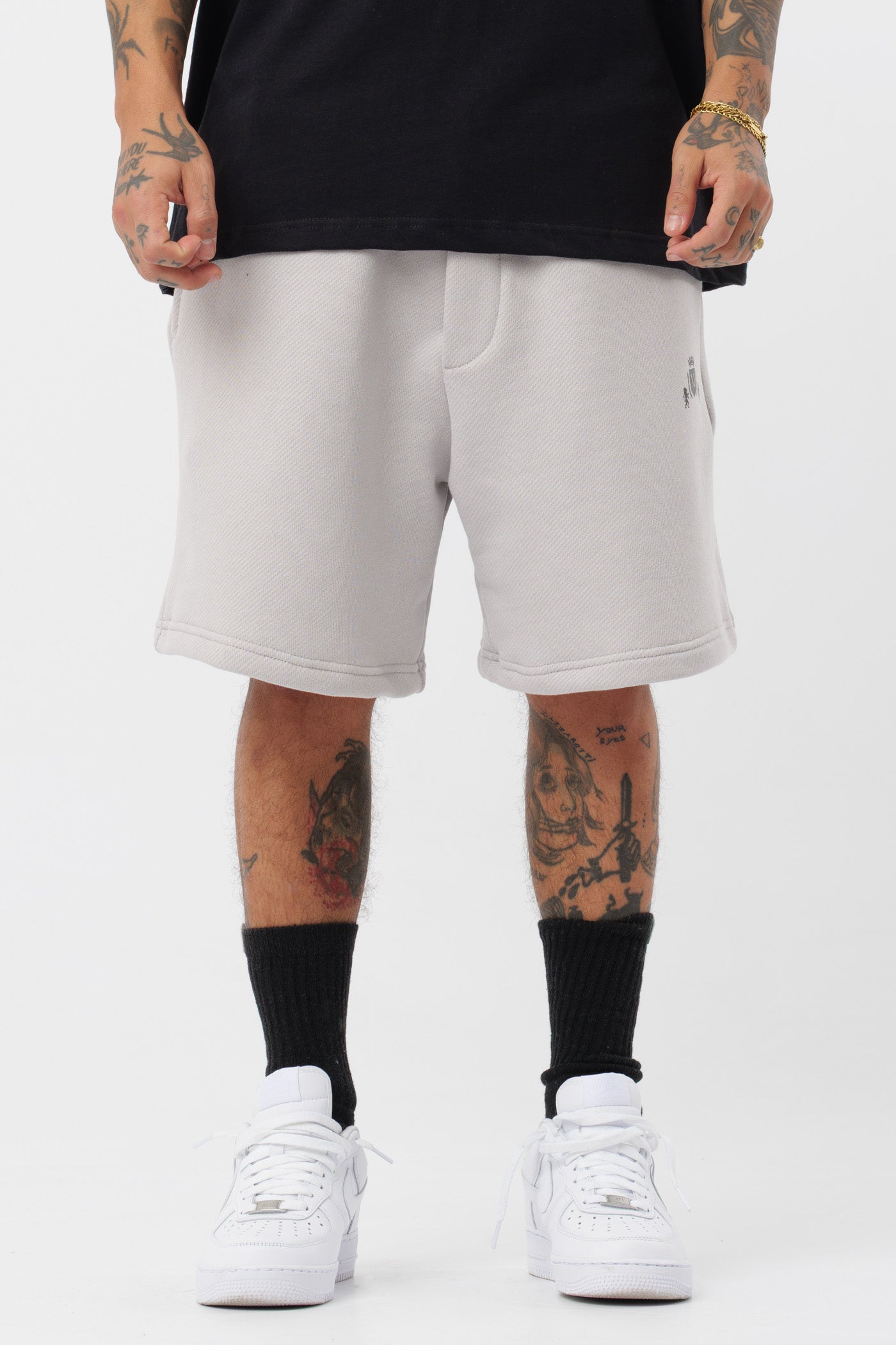 Short Drip Cinzento