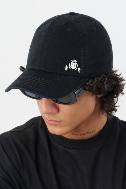 Boné Preto com Mini-Logo Branco