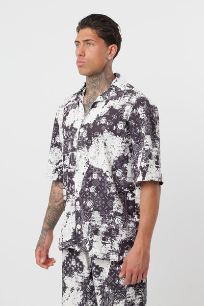 Coordenado Paisley Preto