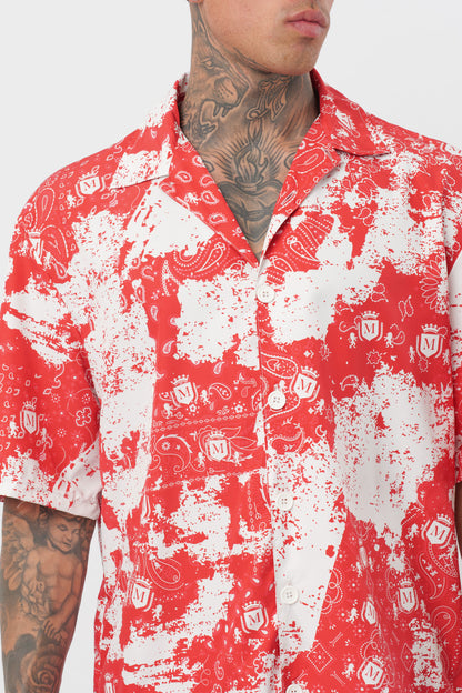 Coordenado Paisley Vermelho