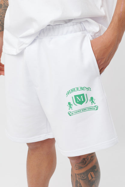 Calções Monarch Branco Verde