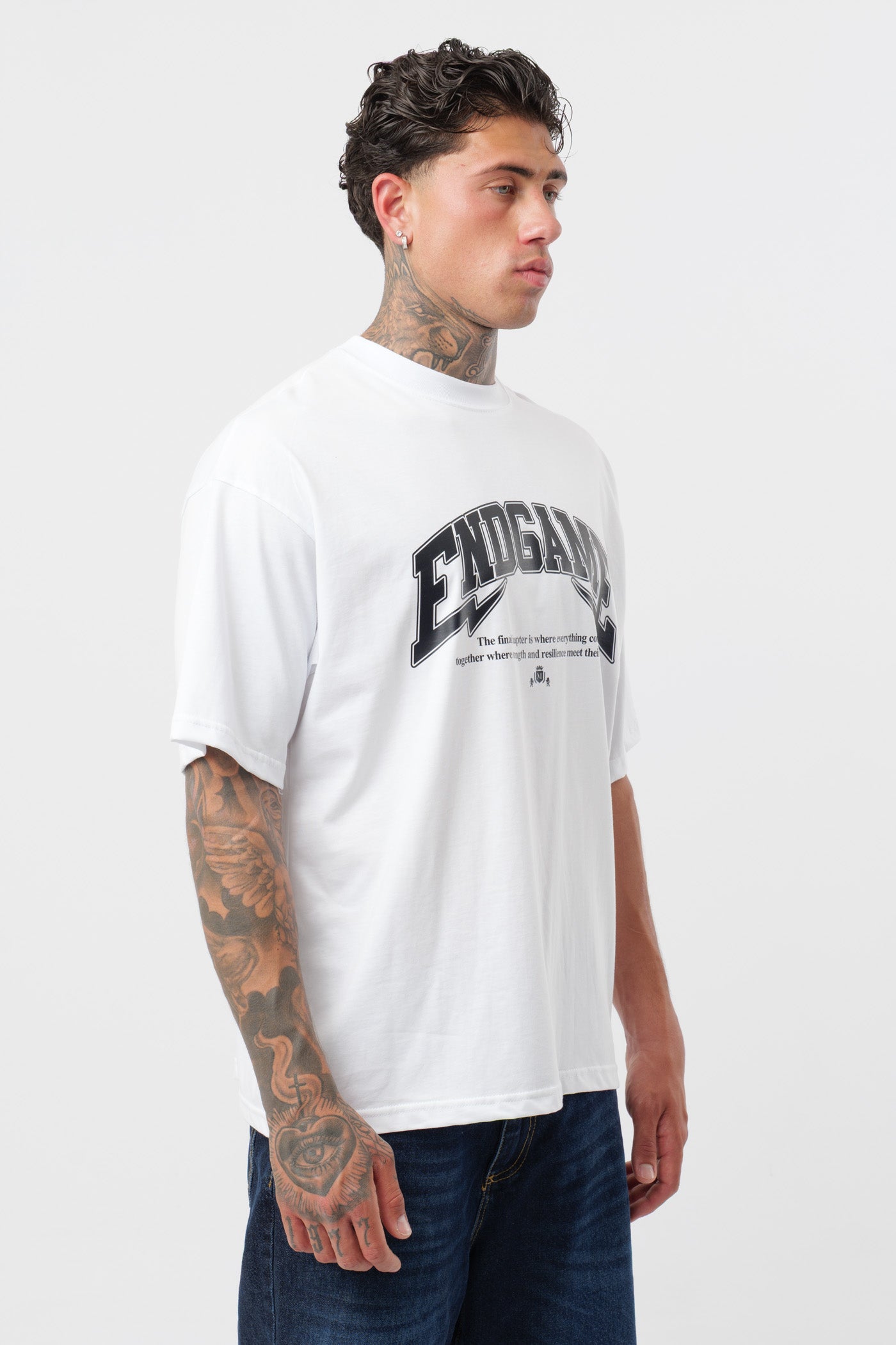 T-Shirt Endgame Branca