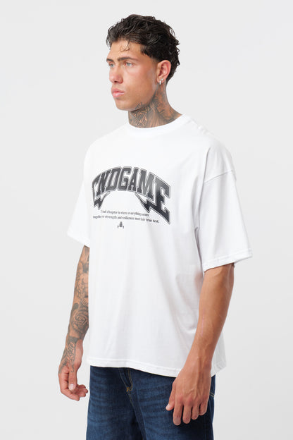 T-Shirt Endgame Branca