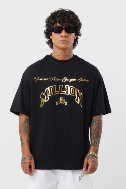 T-shirt Preta Gold Patron