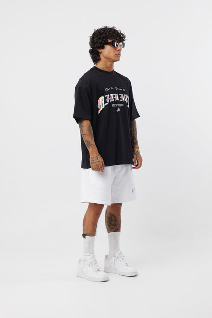 T-shirt Preta Holográfica