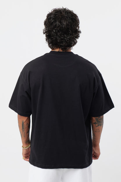 T-shirt Preta Holográfica
