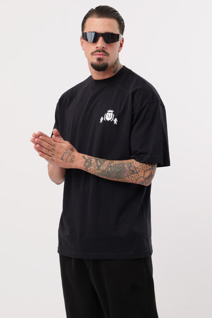 T-Shirt com Logótipo Preta