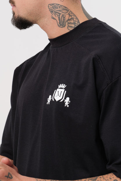 T-Shirt com Logótipo Preta